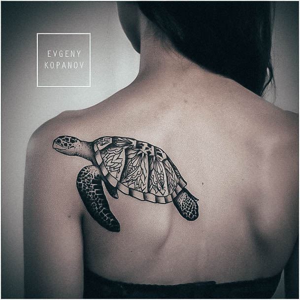 Turtle Tattoos For Girls