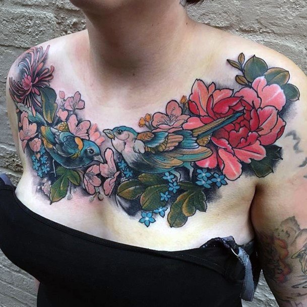 Chest Tattoo Women