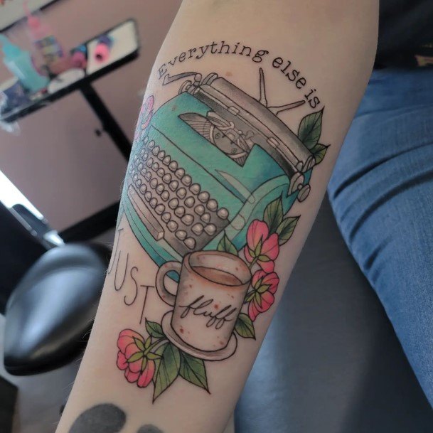 Typewriteric Womens Typewriter Tattoo Designs