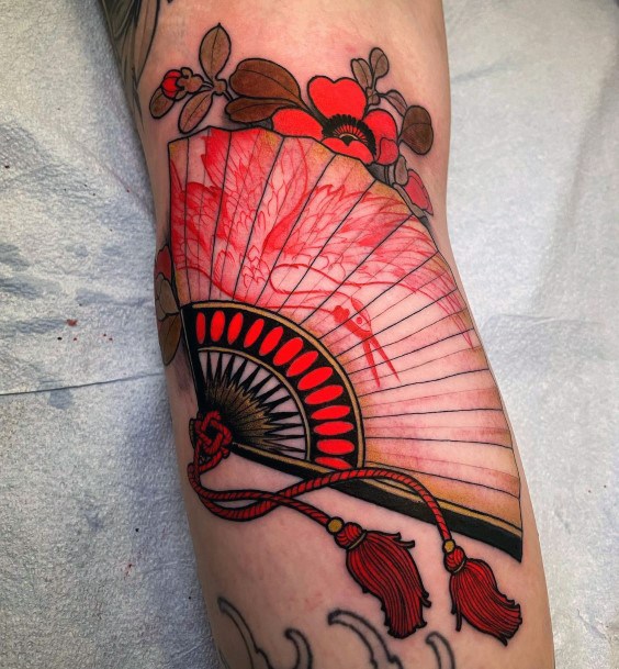 Uchiwa Tattoos For Girls