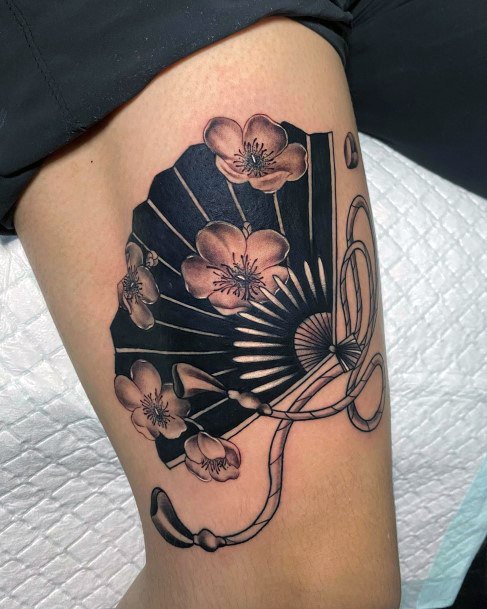 Uchiwa Womens Tattoo Designs