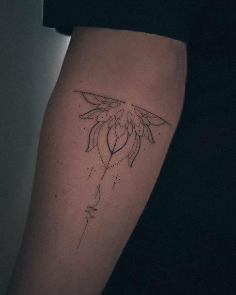 Unalome Female Tattoo Designs