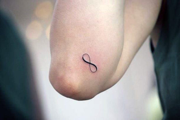 Uncomplicated Infinity Tattoo For Women Arms