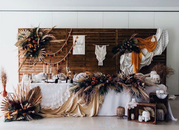 Unconventional Boho Wedding Decor