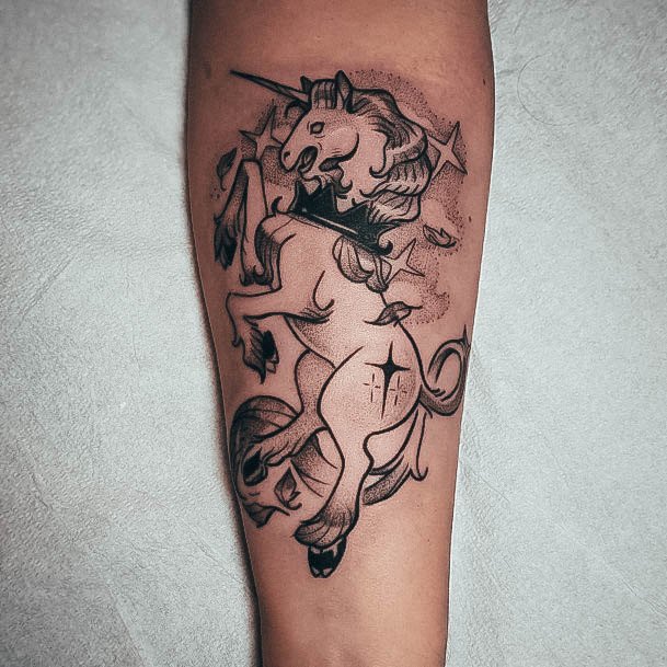 Unicorn Female Tattoo Designs