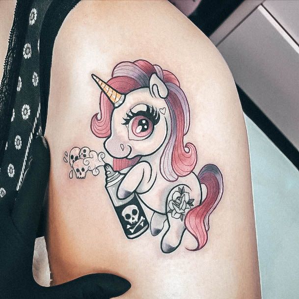 Unicorn Girls Tattoo Ideas