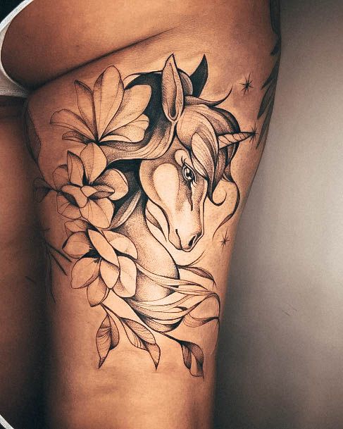 Unicorn Tattoo Design Ideas For Girls