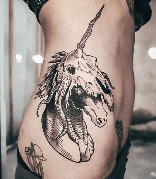 Unicorn Tattoo Feminine Designs