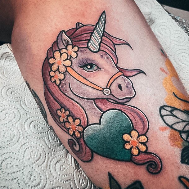 Unicorn Womens Feminine Unicorn Tattoos