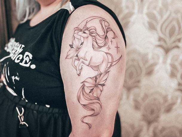 Unicorn Womens Tattoo Ideas