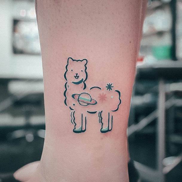 Unique Alpaca Tattoos For Women