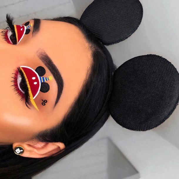 Unique And Cute Disney Womens Eyeshadow Art