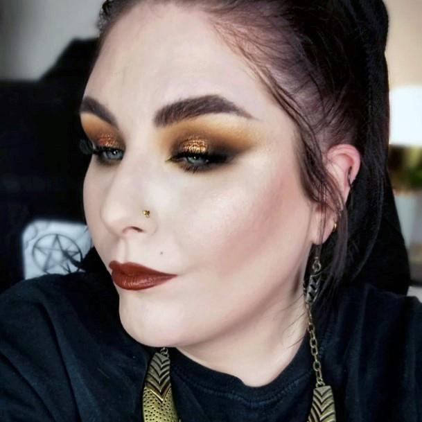 Unique Clear Gold Womens Eyeshadow Ideas