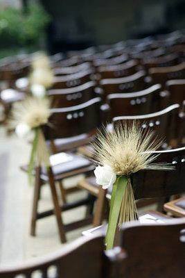 Unique Dessert Plant Wedding Chair Decoration Ideas