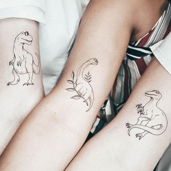 Unique Dinosaur Tattoos For Women