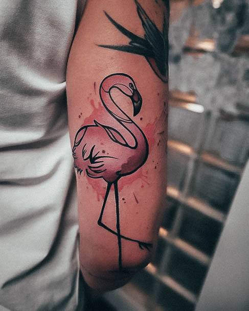 Unique Flamingo Tattoos For Women