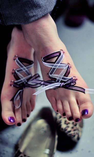 Unique Foot Corset Stunning Ribbon Design Ideas For Women