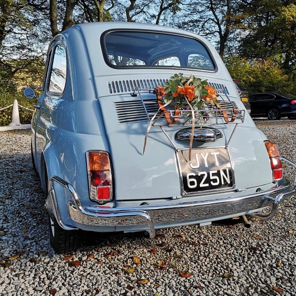 Unique High Rise Wedding Car Decorations