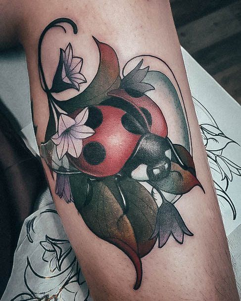 Unique Ladybug Tattoos For Women