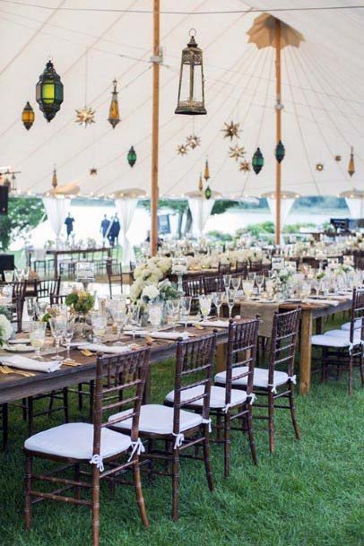 Unique Lanterns And Wedding Tent Celebrations