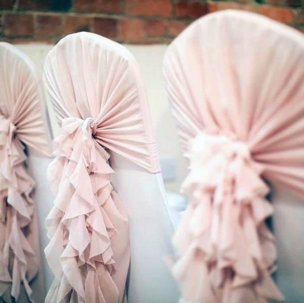 Unique Pink Wedding Chair Decoration Inspiration Ideas