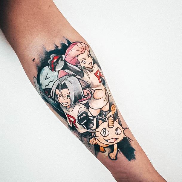 Unique Pokemon Tattoos For Women