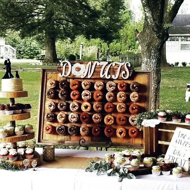 Unique Remarkable Dougnut Desert Table Inspiration Yummy Wedding Ideas