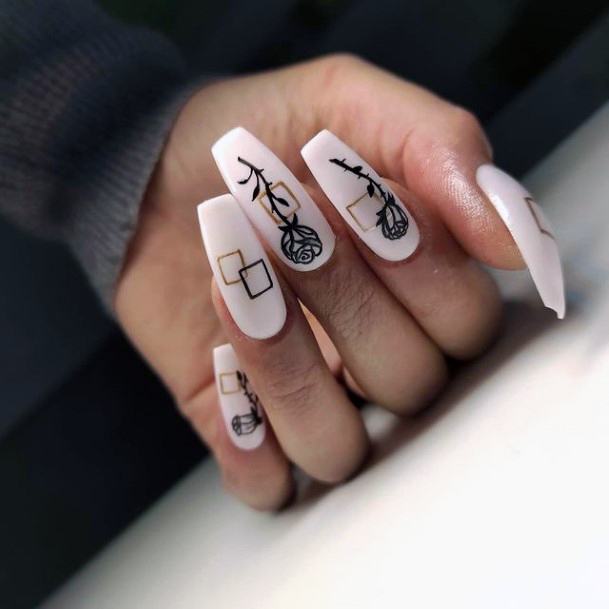 Unique Romantic Nails Women