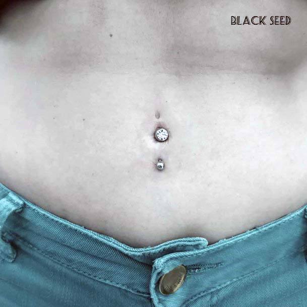 Unique Upside Down Belly Button Piercing Ideas For Girls