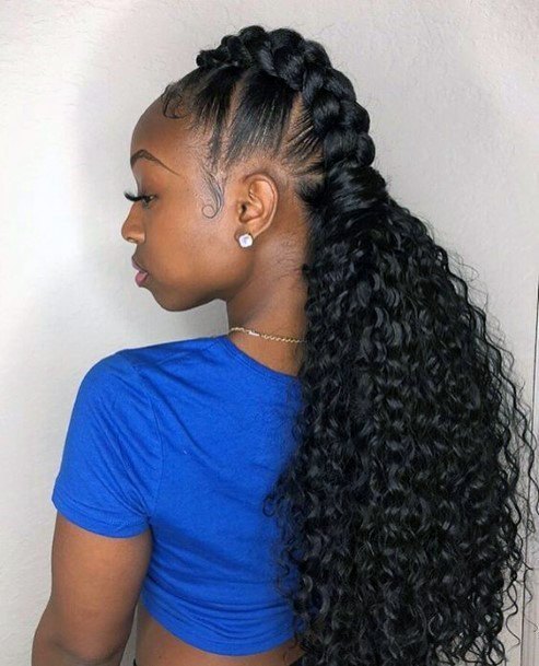 Updo Hairstyles For Black Women Long
