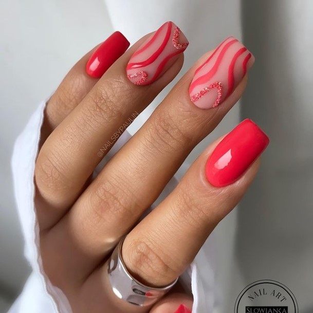 Valentines Day Nails For Girls