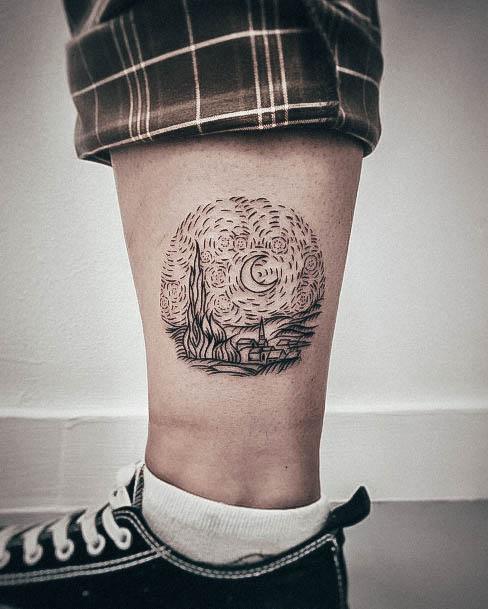 Van Gogh Tattoo Ideas For Girls