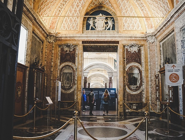 Vatican Museum Italy Hallway