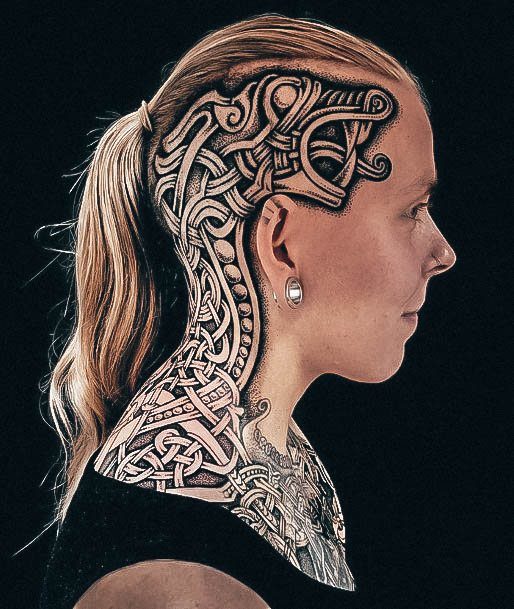 Viking Girls Tattoo Ideas