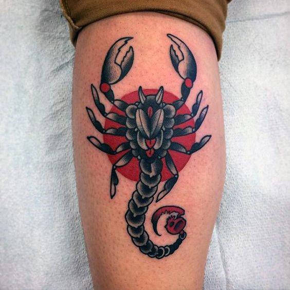 Vile Scorpion Tattoo For Women