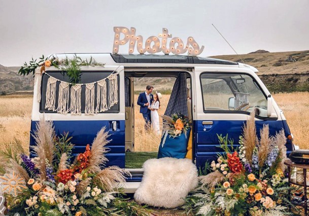 Vintage Van Photo Prop Wedding Decorations