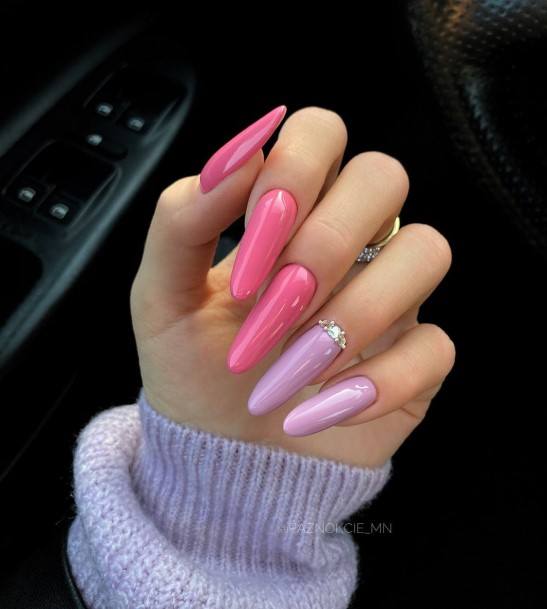 Violet Female Nail Designs