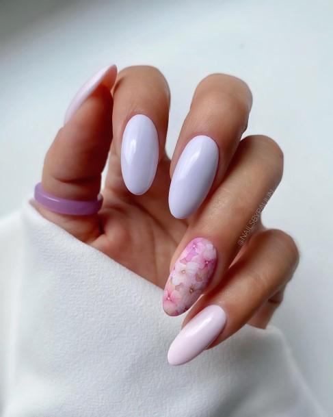 Violet Girls Nail Ideas