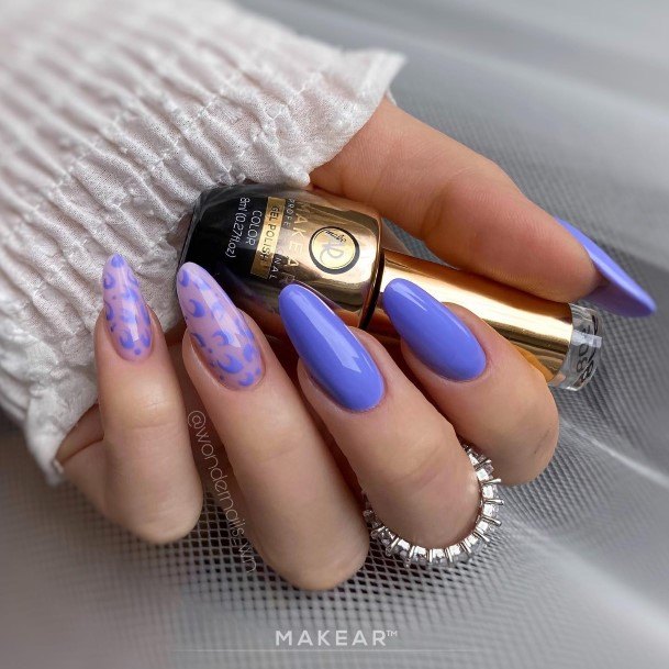 Violet Nail Design Inspiration For Women