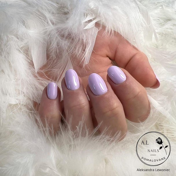 Violet Womens Nails