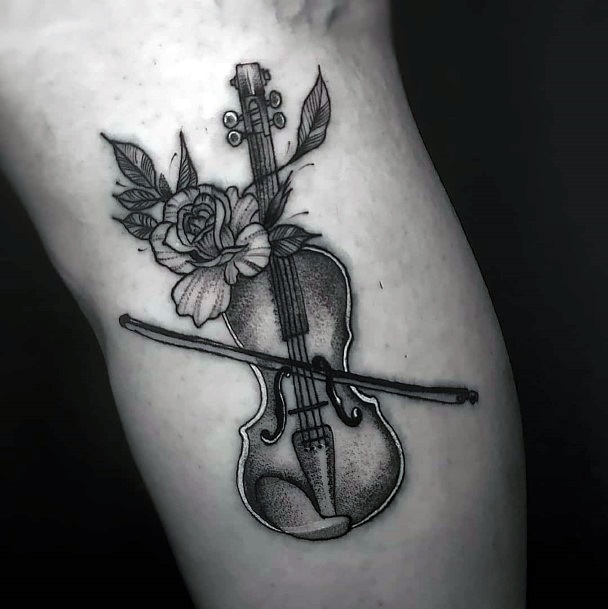 Violin Tattoos Feminine Ideas