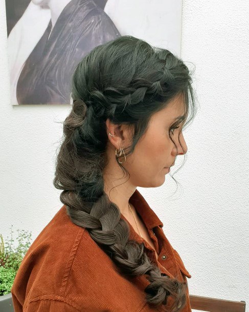 Volume Half Updo Swept Hair For Women Formal Simple Classy Curled Styled