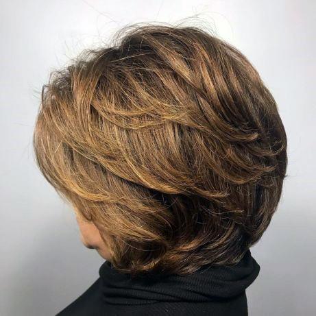 Volume Layers Hairstyles For Women Over 60