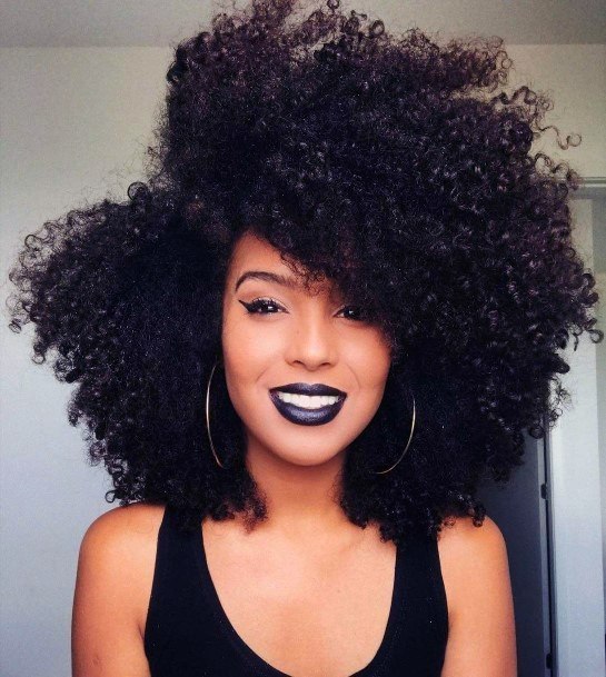 Voluminous Curly Hairstyles For Black Women