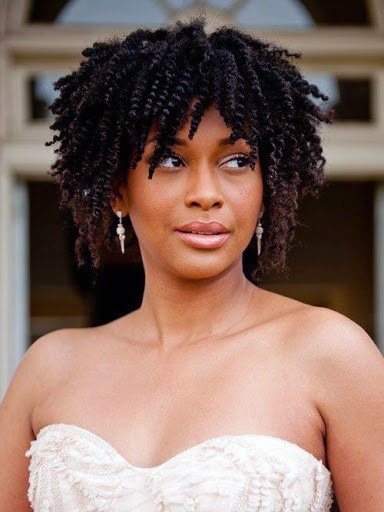 Voluminous Long Bob Wedding Hairstyles For Black Women