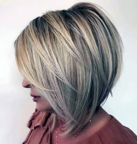 Voluminous Round Bob Medium Length Hairstyles For Women Over 50