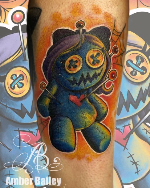 Voodoo Doll Tattoo Design Inspiration For Women