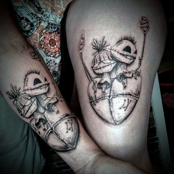 Voodoo Doll Womens Tattoo Designs