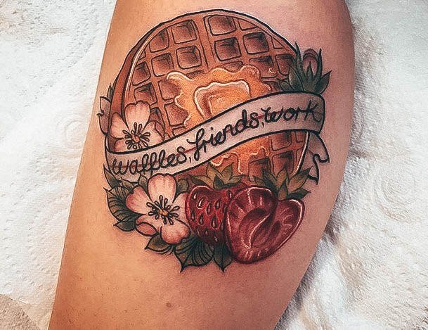 Waffle Womens Tattoo Ideas