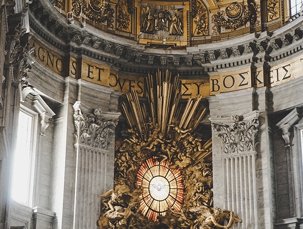 Walking Around St Peters Basilica Vatican Church